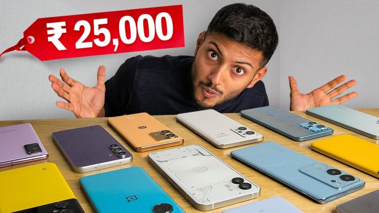 5 Best Smartphones Under ₹25,000 !