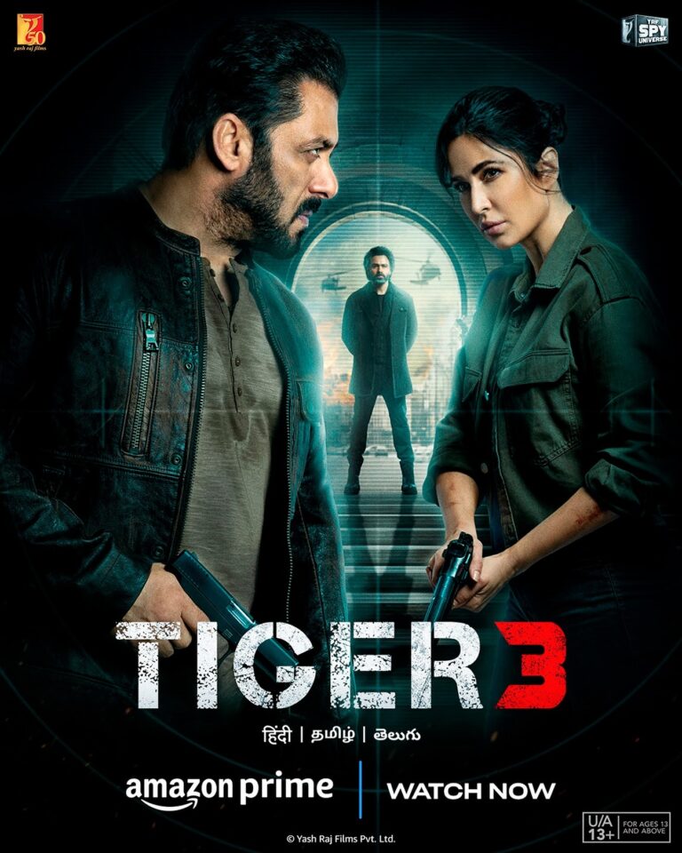 Locked, loaded and ready!  Aa raha hai Tiger… 
#Tiger3OnPrime, watch now only on @primevideoin

@katrinakaif | @therealemraan | #ManeeshSharma | @yrf…