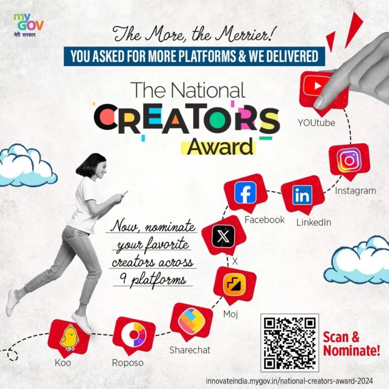 More platforms, more opportunities!

The #NationalCreatorsAward is here. Nominat…