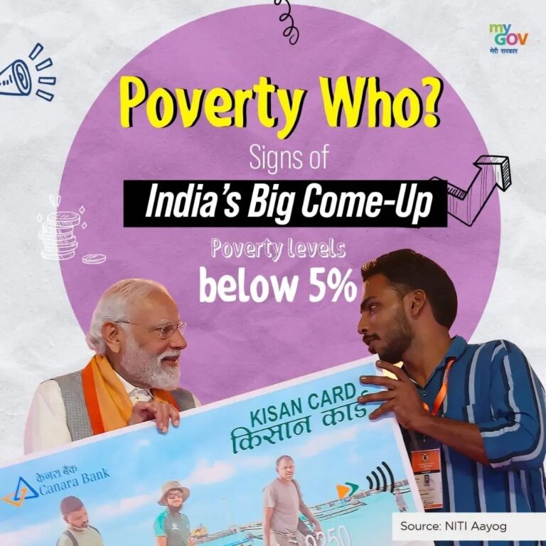 Under PM @narendramodi’s visionary leadership, the battle against poverty in Ind…