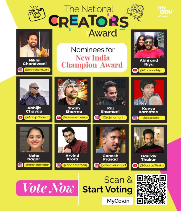 It’s time to turn excitement into action!

Public Voting for #NationalCreatorsAw…