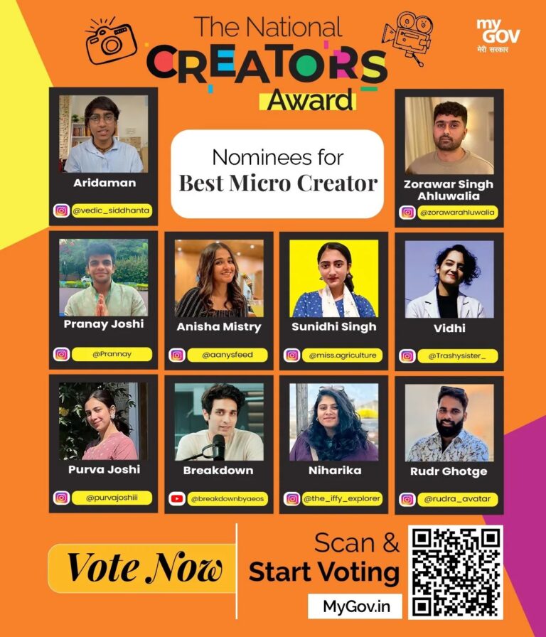 Public Voting for the #NationalCreatorsAward is now LIVE!

Let your passion shin…