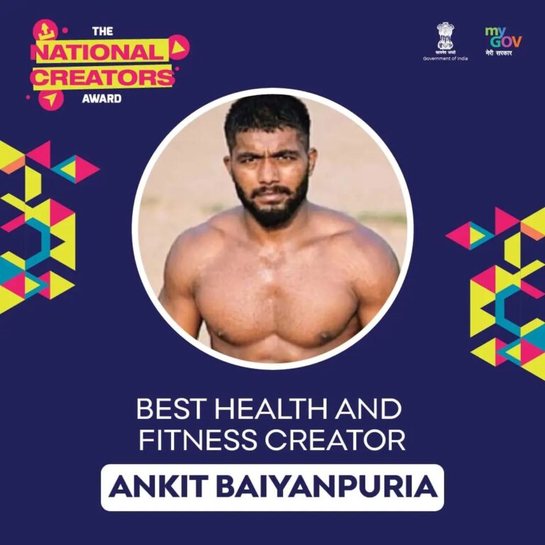 Congratulations, @ankit_baiyanpuria for winning the Health and Fitness Creator A…