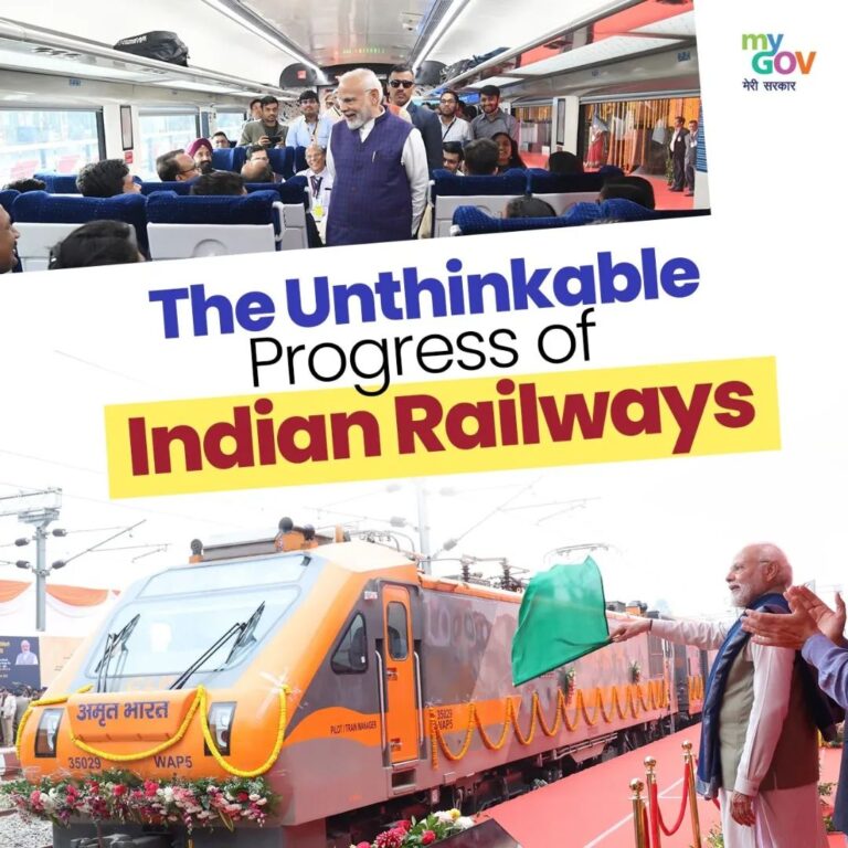 From mega-projects to record speeds, Indian Railways is on an unstoppable journey under PM @narendramodi’s visionary leadership, driving the nation forward.

#NewIndia #IndianRailways #TransformingInd…