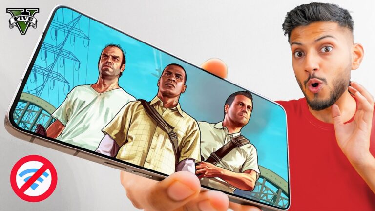 I Played GTA 5 on Android Smartphone ! *High Settings*