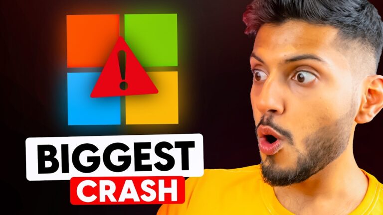 World’s BIGGEST Tech Crash ! *Microsoft Windows*