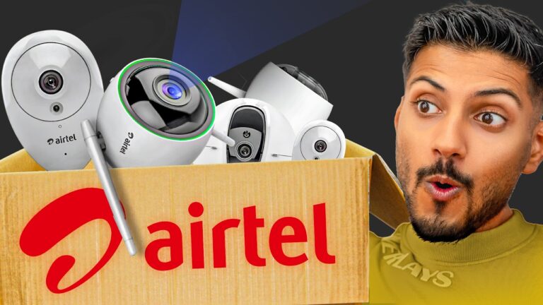 I Tried Airtel Smart Security Cameras ! *Airtel Xsafe*