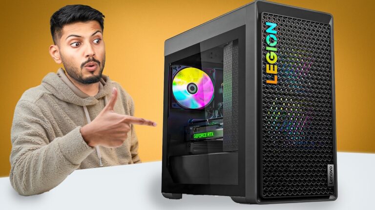 I Tried ₹2,00,000 Gaming PC ! *Legion Tower 5i Gen 8*