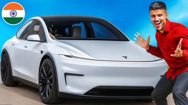 I Tried India’s First Tesla! *Tesla Model Y*