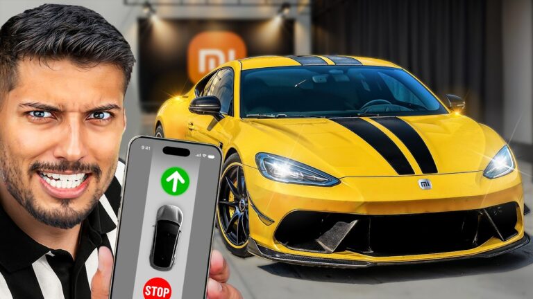 Driving an Electric Car with My Phone ! *Xiaomi SU7*