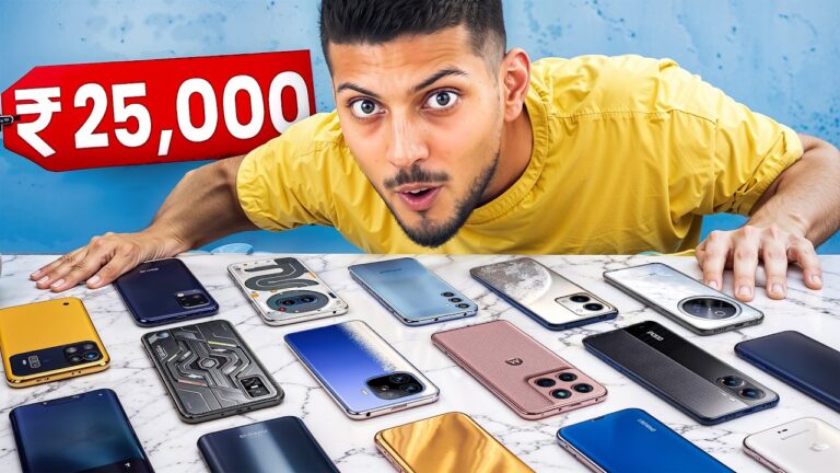 5 Best Smartphones Under ₹25,000 !